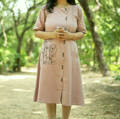 Stylish Handloom Cotton Dress