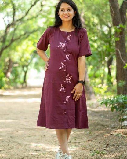 Designer Handloom Cotton Dress