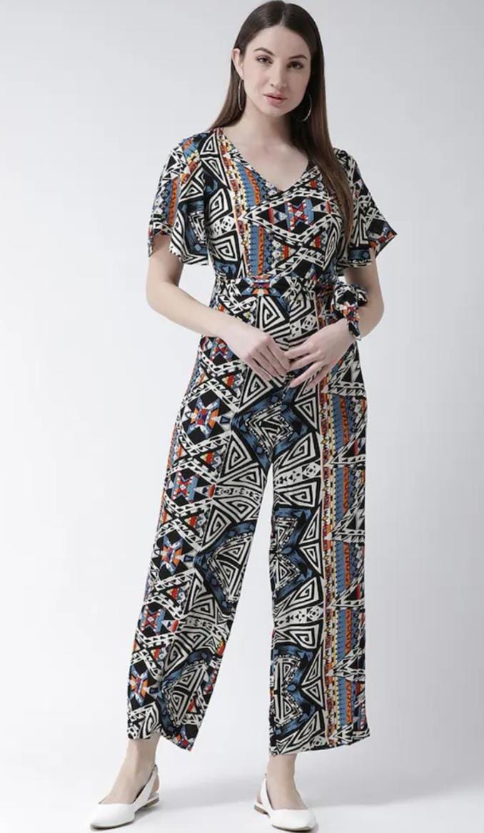 Stylish Printed Jumpsuit