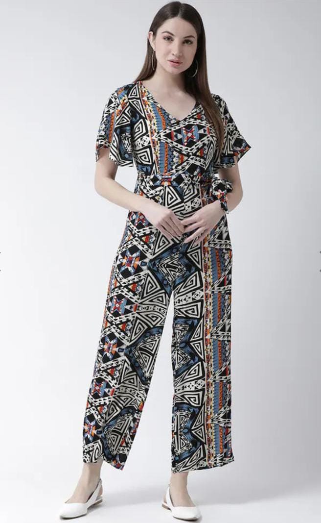 Stylish Printed Jumpsuit