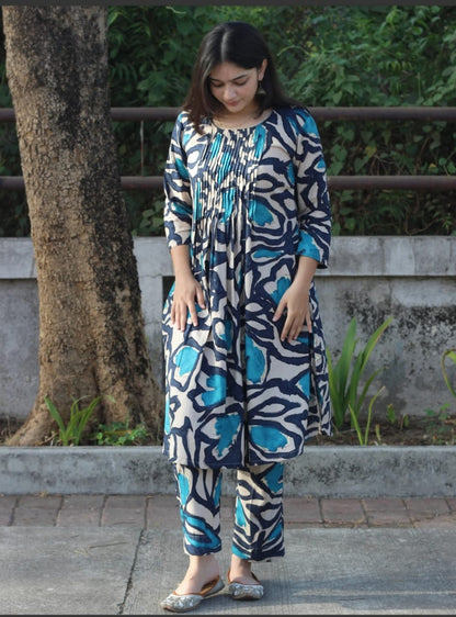 Designer Sanganeri Printed Co-ord Set