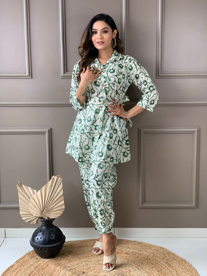 Designer Floral Co-ord set